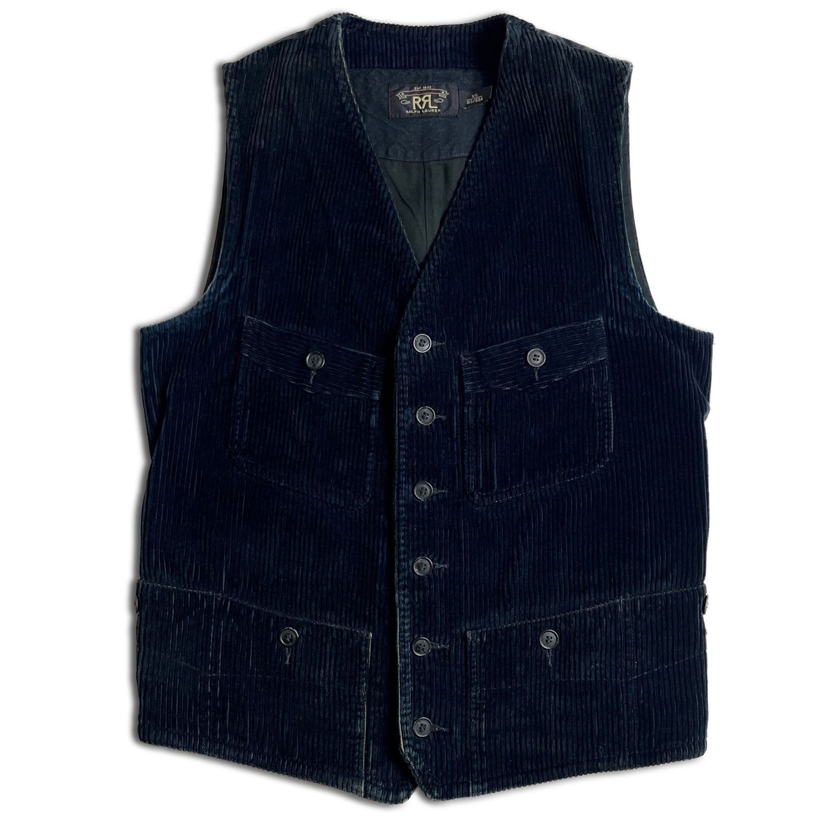 RRL INDIGO CORDUROY VEST インディゴコーデュロイベスト ダブルアールエル 2000000012056 45,800円