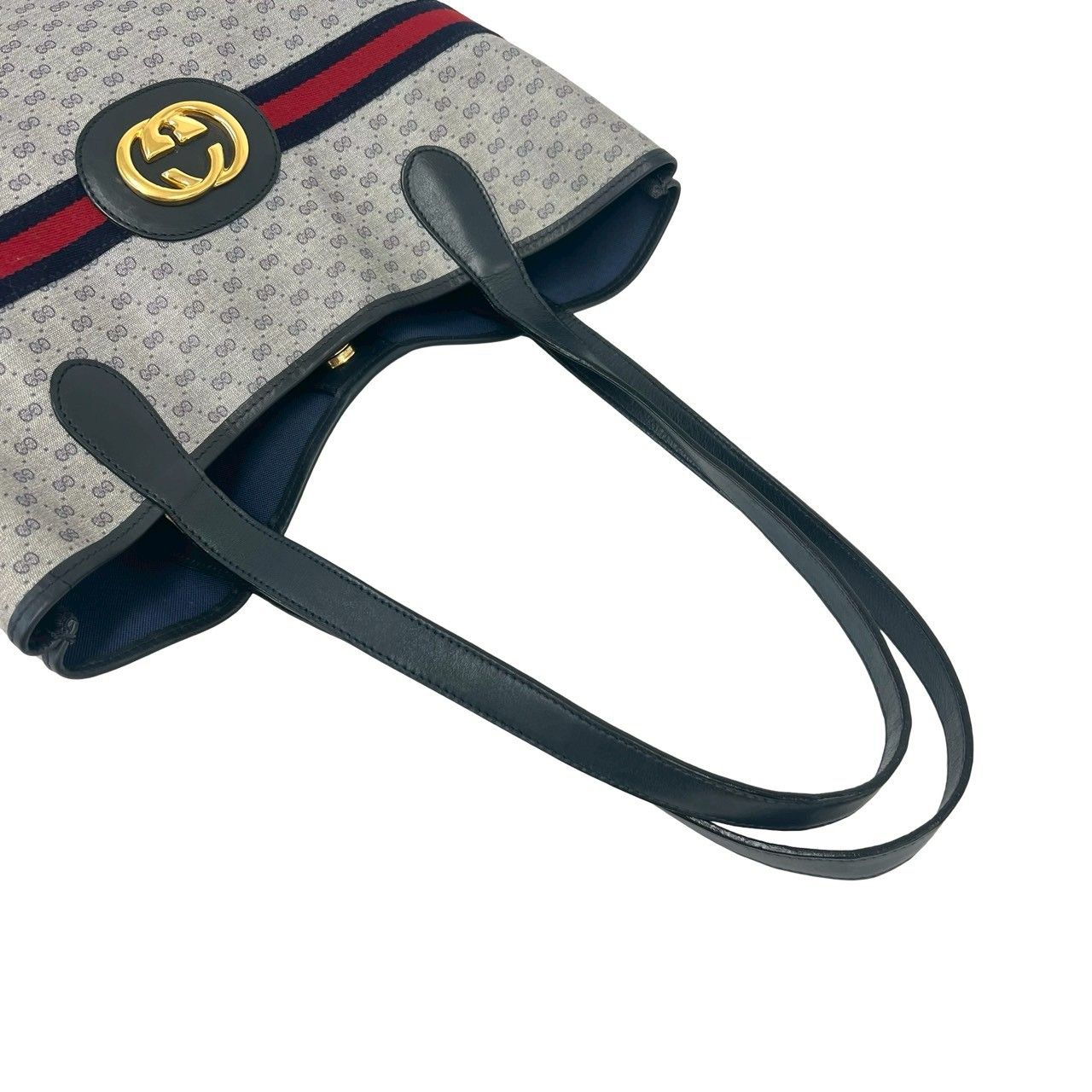 極 美品 GUCCI グッチ オールドグッチ ヴィンテージ シェリーライン GG