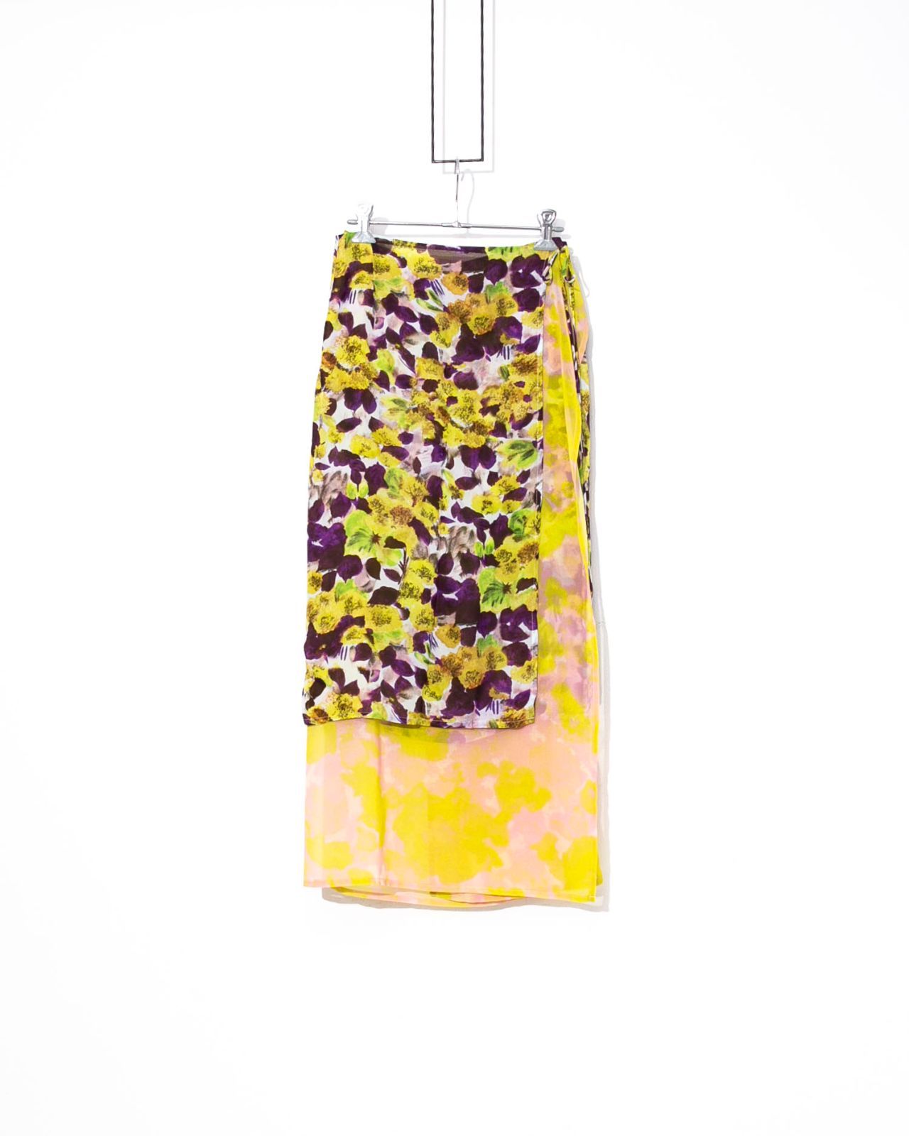 DRIES VAN NOTEN ドリスヴァンノッテン フラワープリントレイヤード