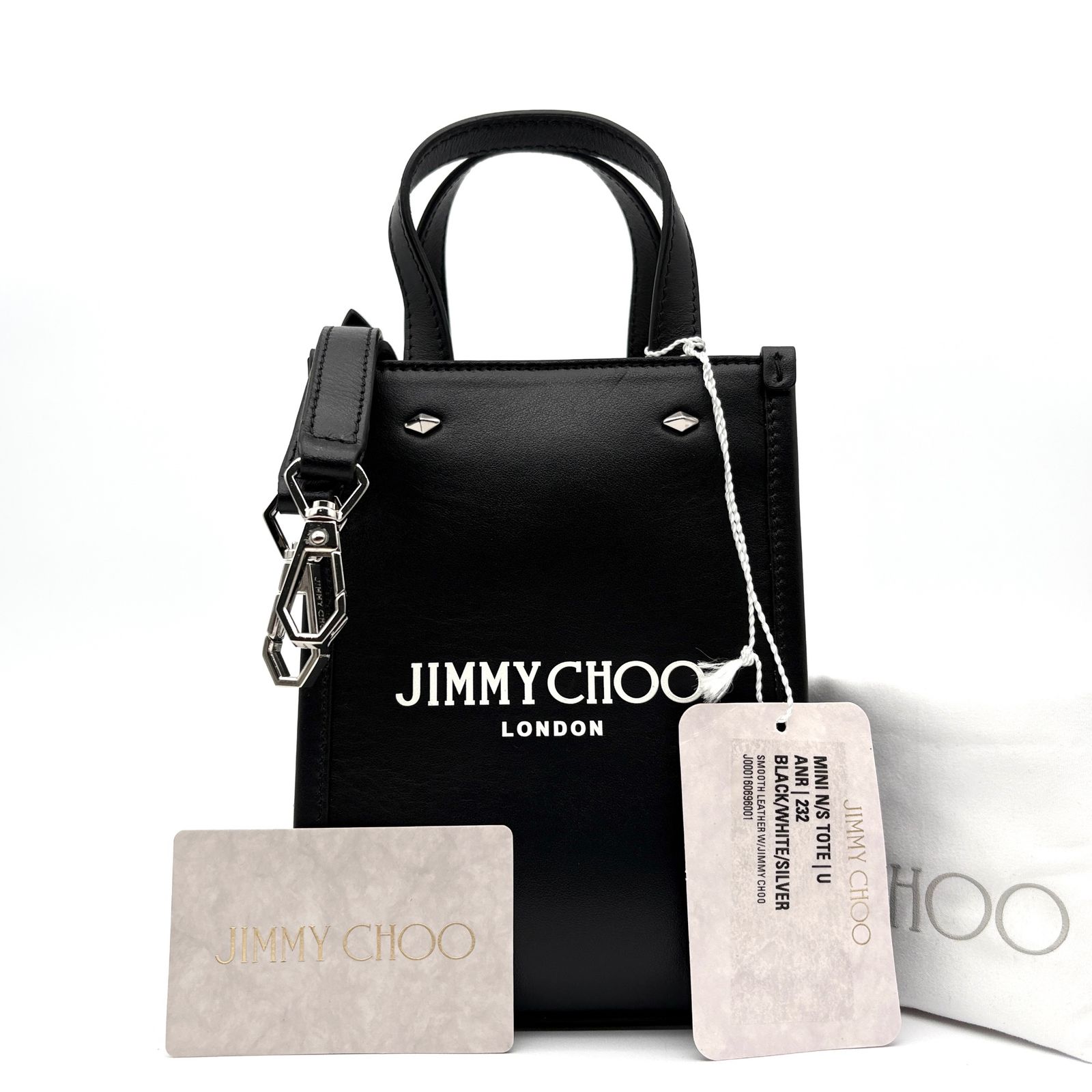 未使用保管品 タグ付 ジミーチュウ JIMMY CHOO ミニ トートバッグ