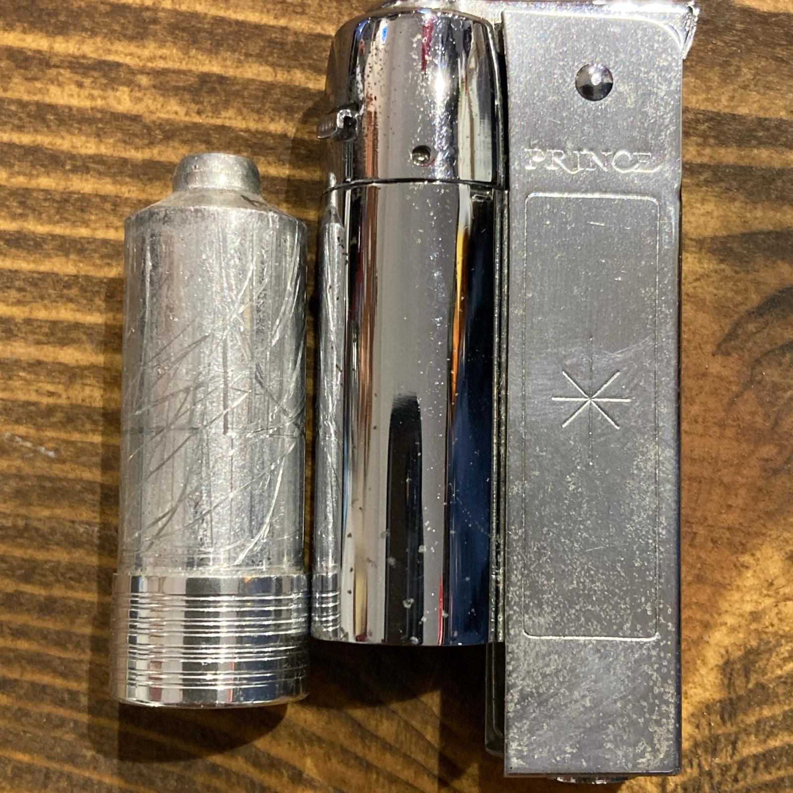 MP449) PRINCE カートリッジ式 ガスライター 火花確認済み 中古 現状品 