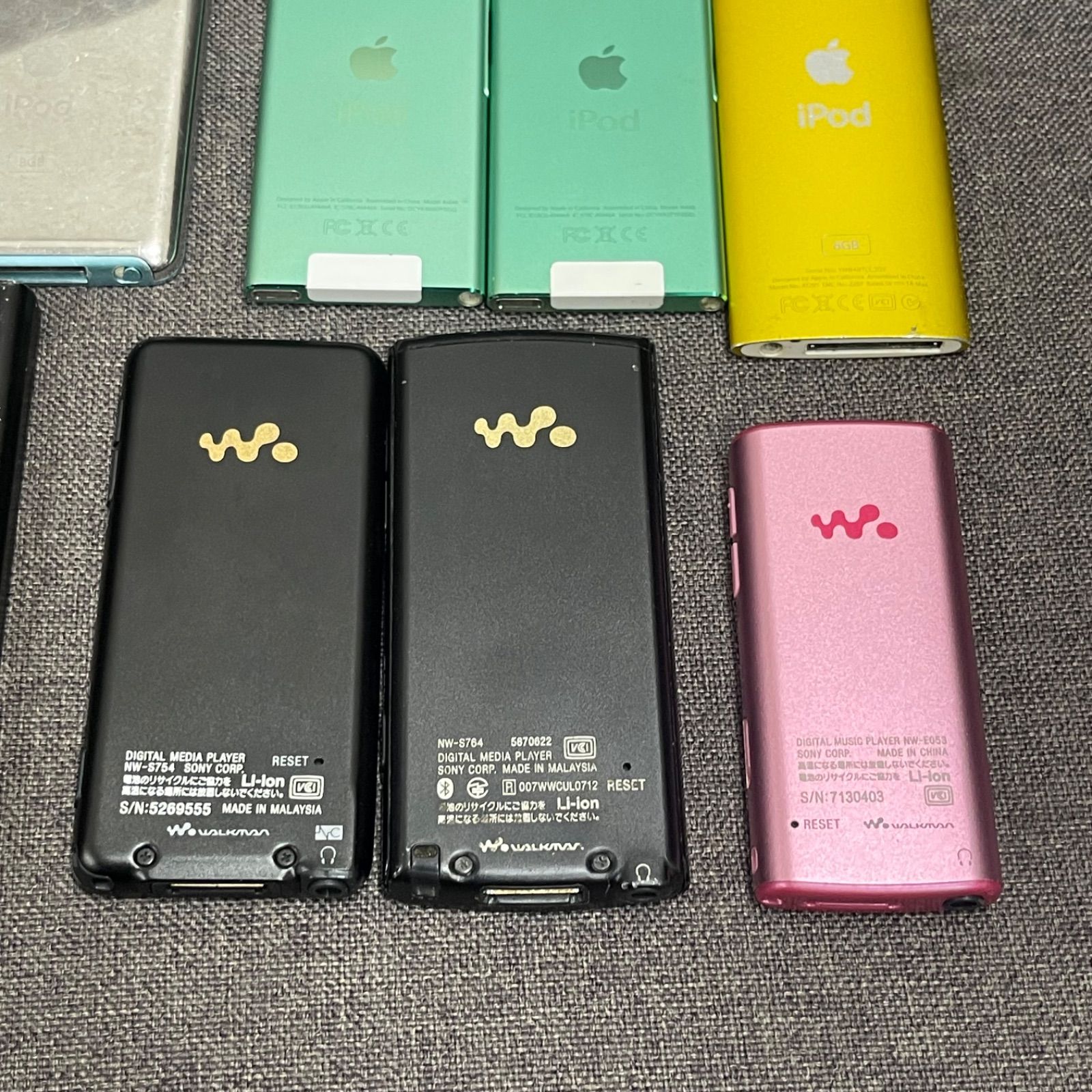 NPA】ジャンク SONY Walkman Apple iPod shuffle 17点 まとめ