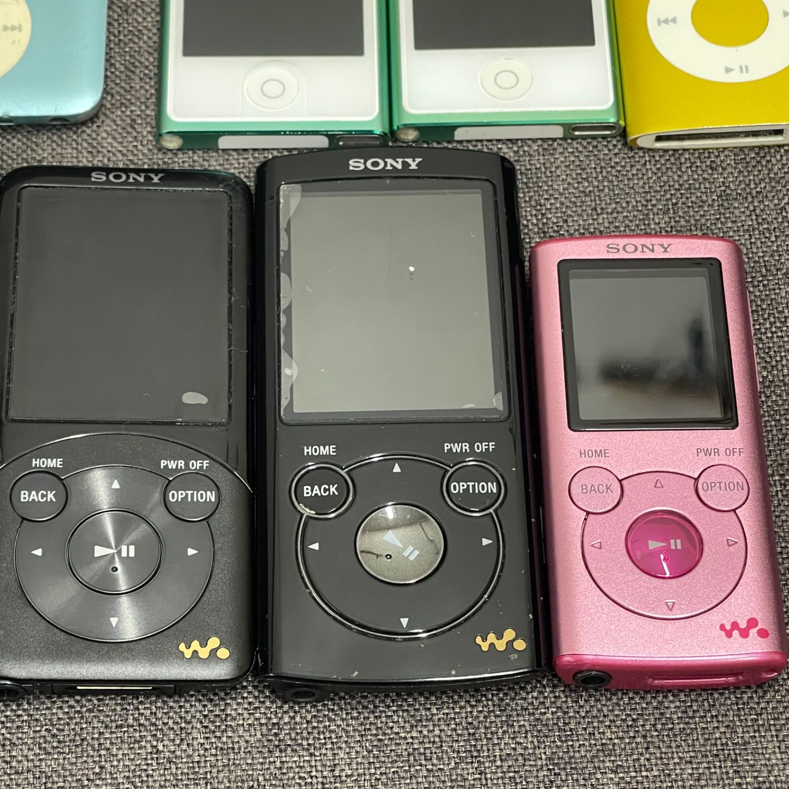 NPA】ジャンク SONY Walkman Apple iPod shuffle 17点 まとめ