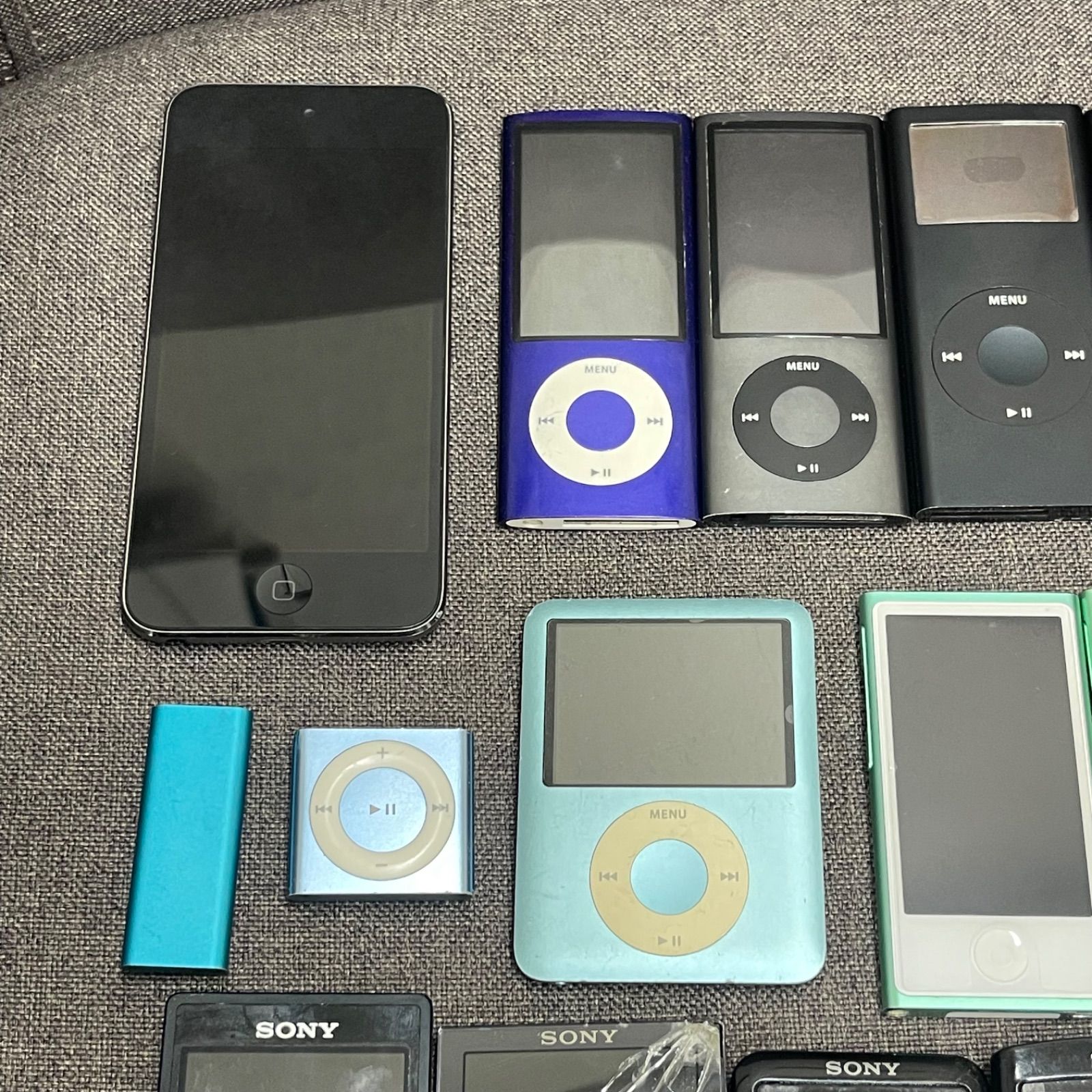 NPA】ジャンク SONY Walkman Apple iPod shuffle 17点 まとめ
