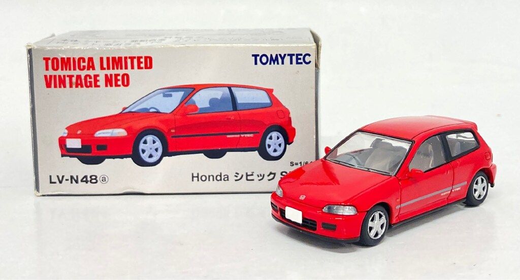 トミーテック TOMICA LIMITED VINTAGE NEO Honda シビックSiR-II (赤) LV-N48a