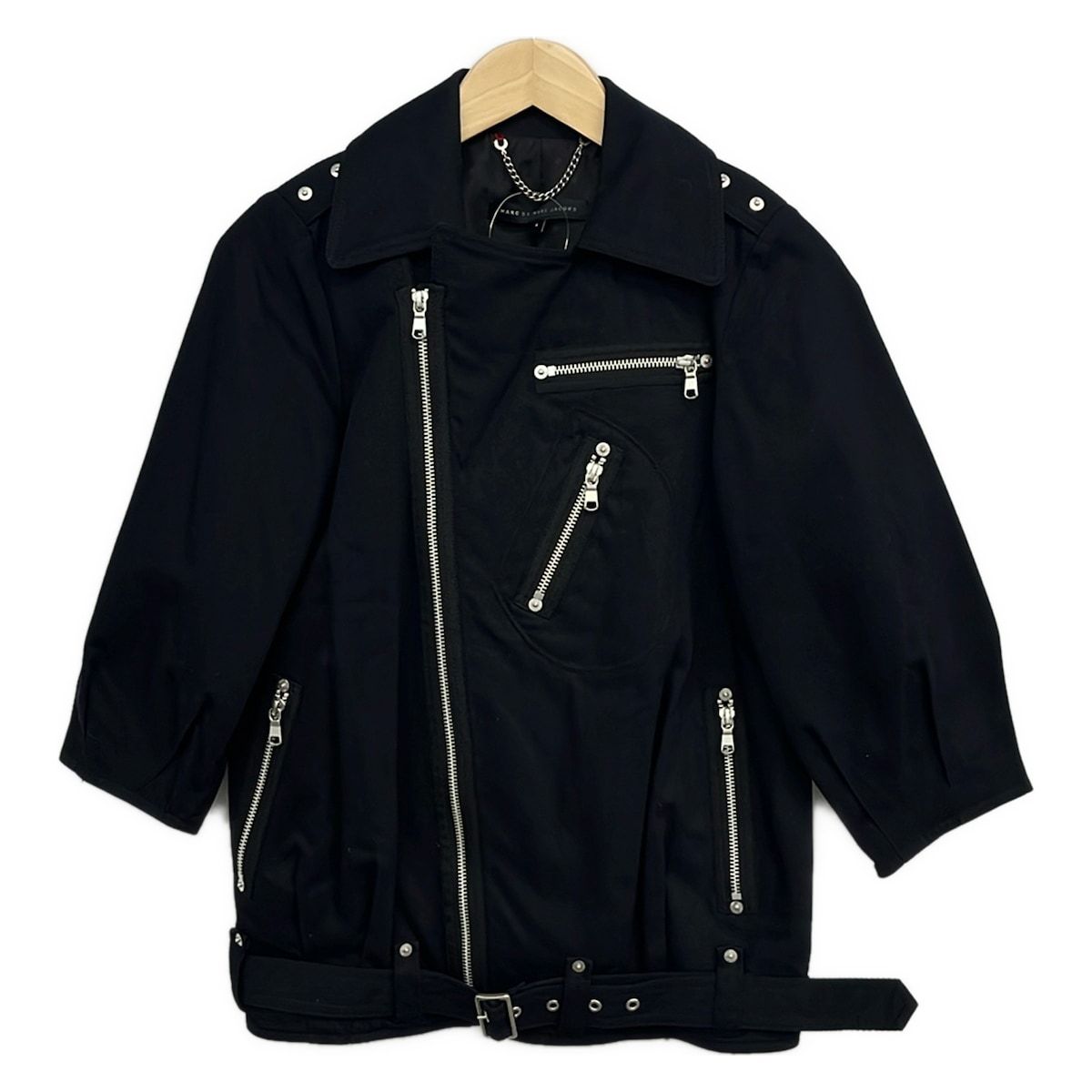 MARC BY MARC JACOBS(マークバイマークジェイコブス) ブルゾン サイズ4 S レディース美品 - 黒 長袖/春