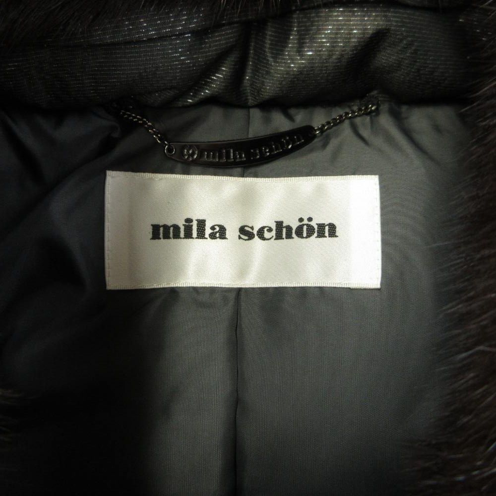 ミラショーン mila schon ダウンコート アウター ファー 毛皮 ミンク