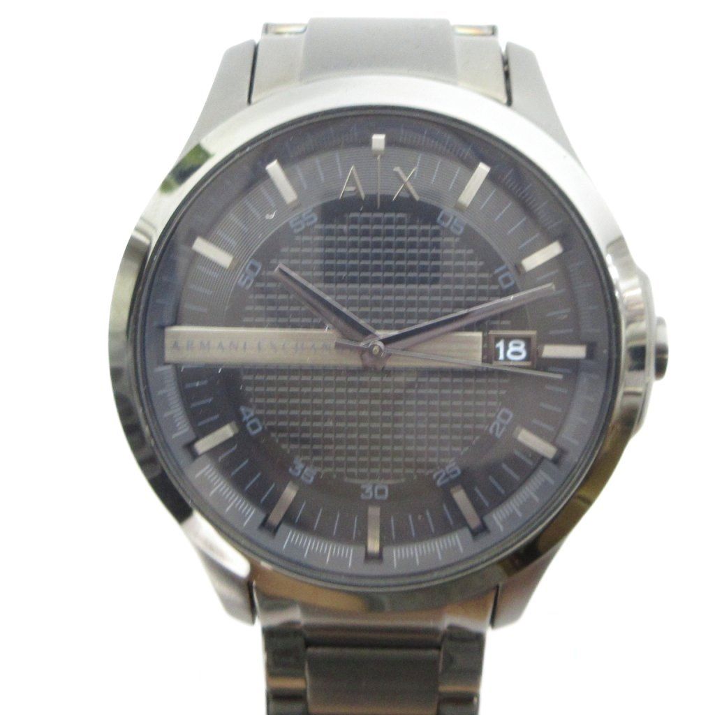 アルマーニエクスチェンジ A/X ARMANI EXCHANGE AX2104 腕時計 ウォッチ クォーツ 黒文字盤 カレンダー付き 黒 ブラック ■GY18 /MQ
