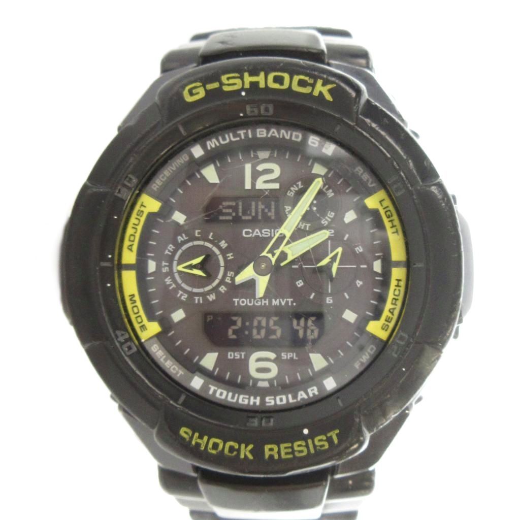 カシオジーショック CASIO G-SHOCK GW-3500B 腕時計 ソーラー ウォッチ アナデジ カレンダー付き 黒 ブラック ■GY18 /MQ