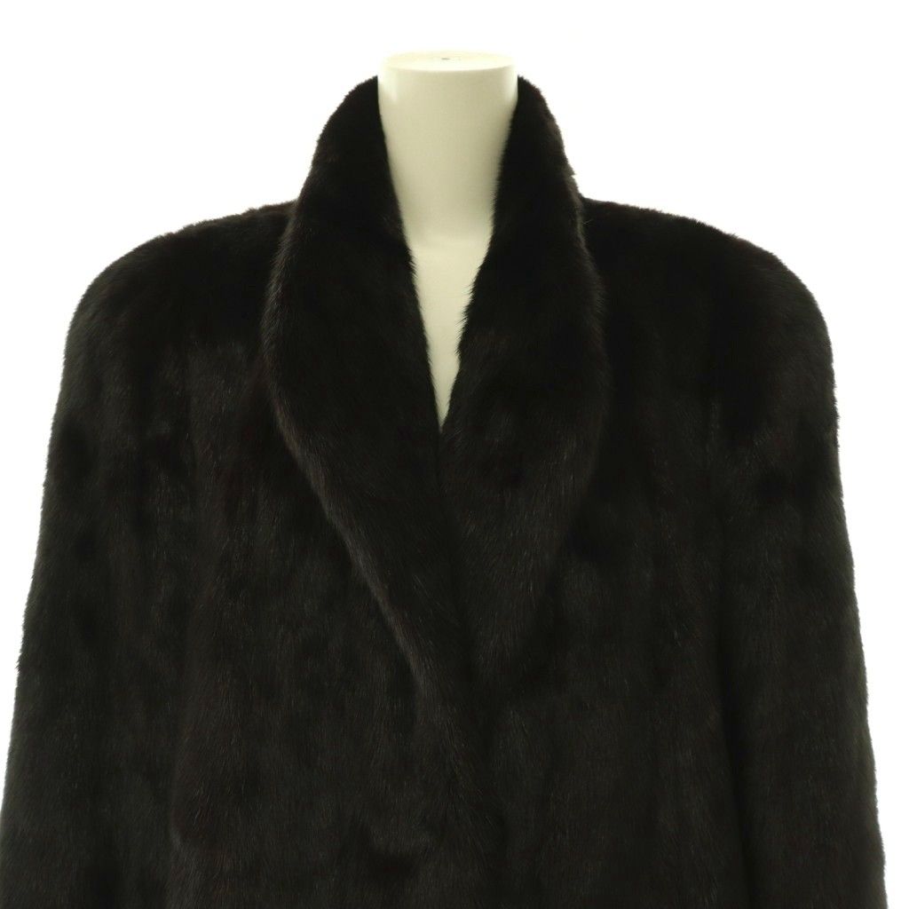 サガミンク SAGA MINK ALAIN DELON ファーコート アウター ミンク F 黒