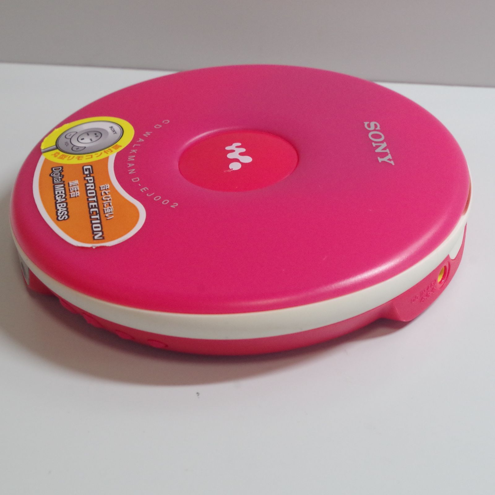 A7131 SONY D-EJ002 ポータブルCDプレーヤー ピンク - メルカリ