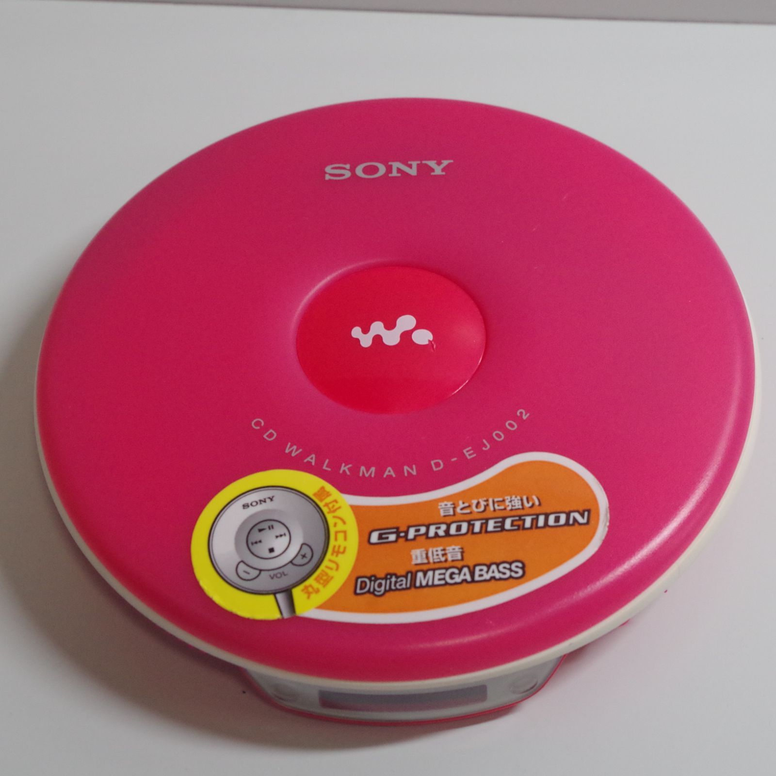A7131 SONY D-EJ002 ポータブルCDプレーヤー ピンク - メルカリ