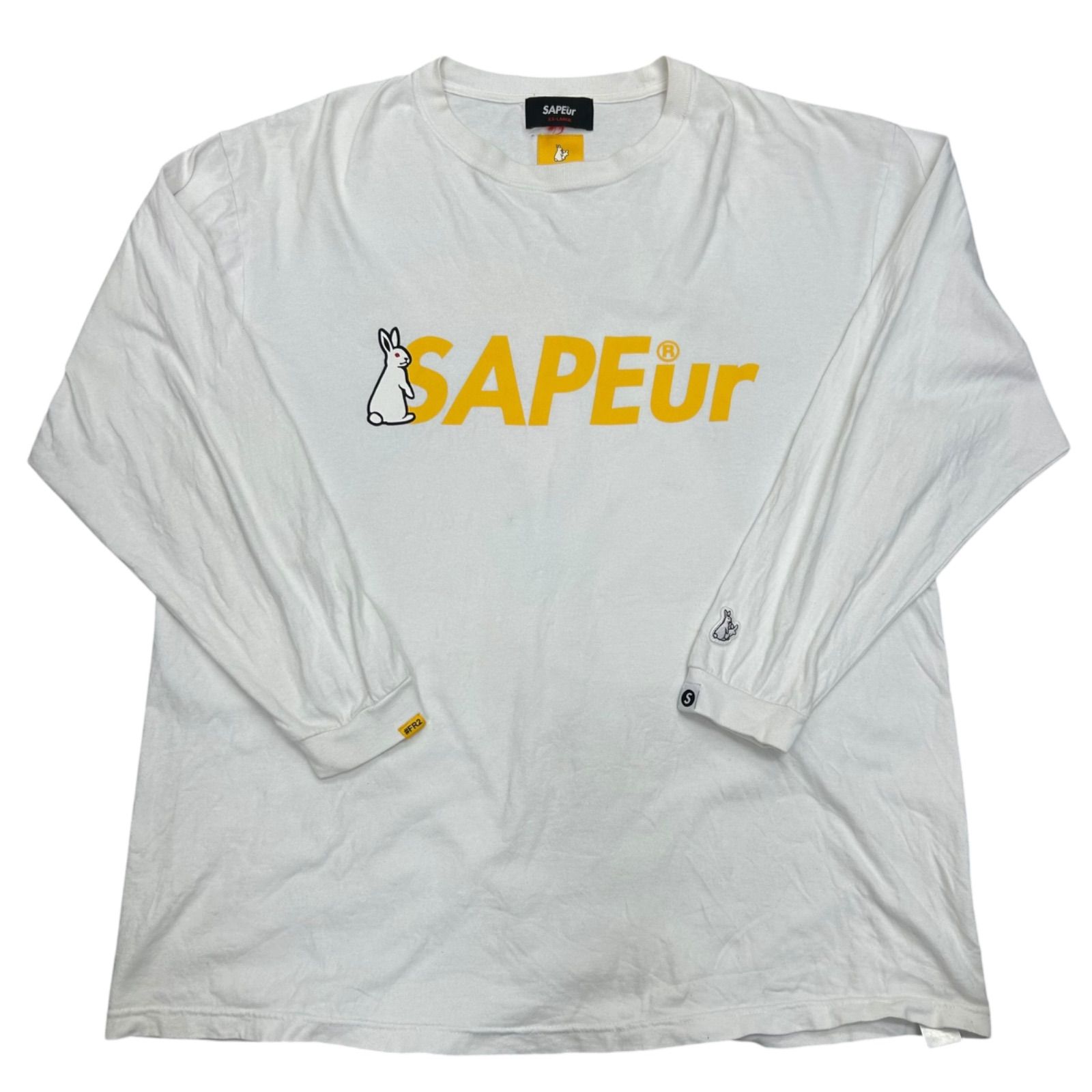 SAPEur #FR2 コラボ ロングTシャツ ホワイト