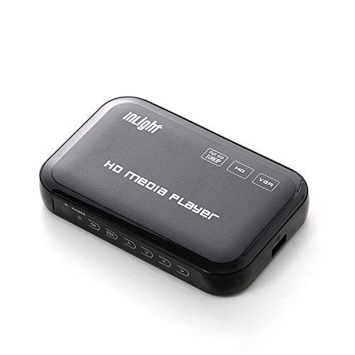 ★新品★InLightメディアプレーヤー 4K 最大3840*2160p 30fps解像度 HDMI・AVコンポジット接続 MP4・FLV・MOV対応 USBメモリ・SDカード対応 写真や動画をテレビで再生
