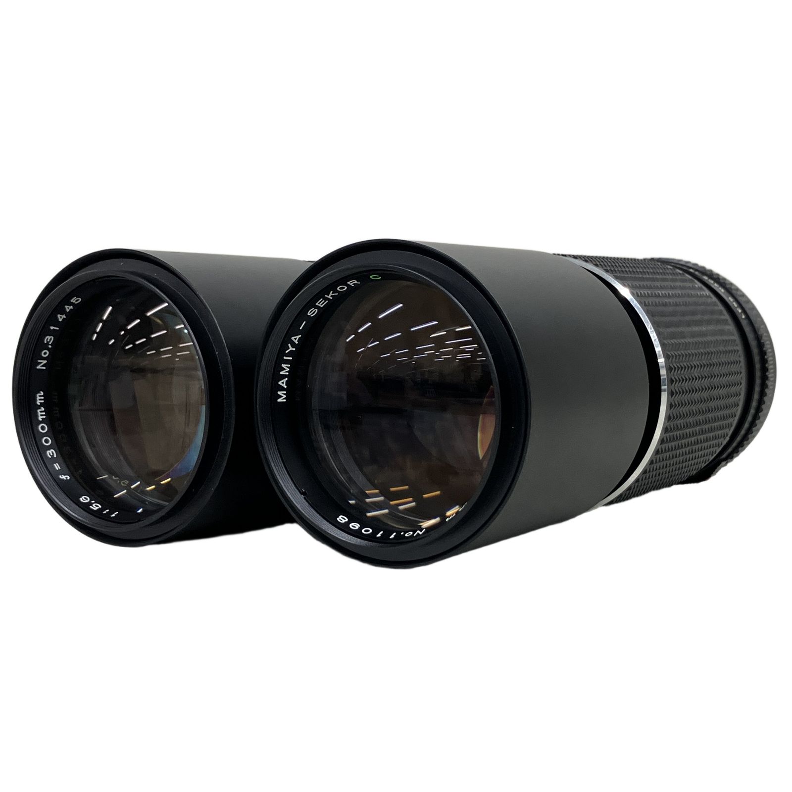 マミヤ Mamiya SEKOR C 300mm F5.6 カメラ レンズ 2点セット 中古