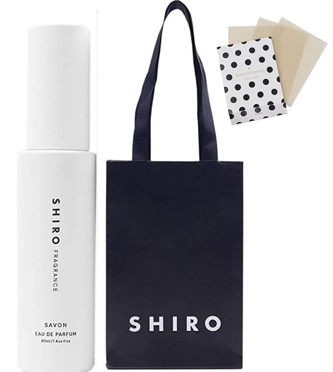 【新品】【正規紙袋付き】 シロ shiro 香水 レディース フレグランス サボン オードパルファン 40ml 新生活 プレゼント 母の日 e4a70275
