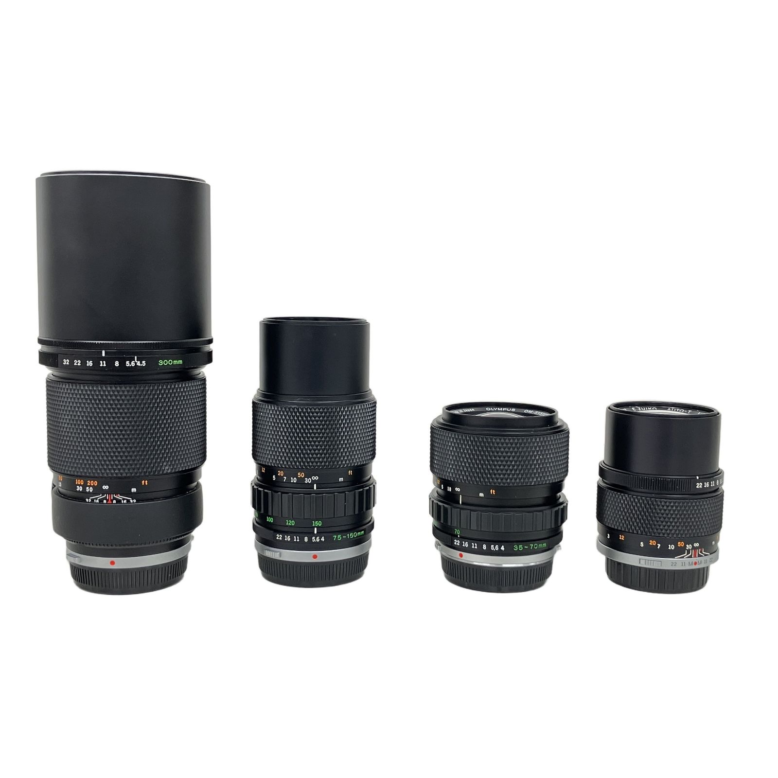 OLYMPUS OM-SYSTEM F.ZUIKO AUTO-T 300mm /S ZUIKO AUTOZOOM 35-70mm