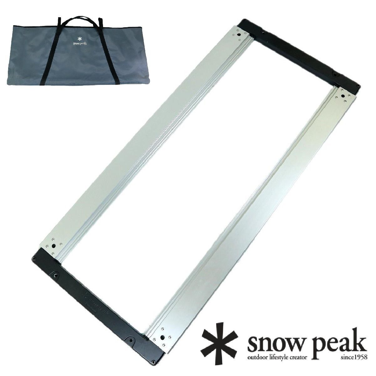 【S3848】SnowPeak スノーピーク IGT アイアングリルテーブル フレームロング 4ユニット マルチパーパストートバックL CK-150 UG-141