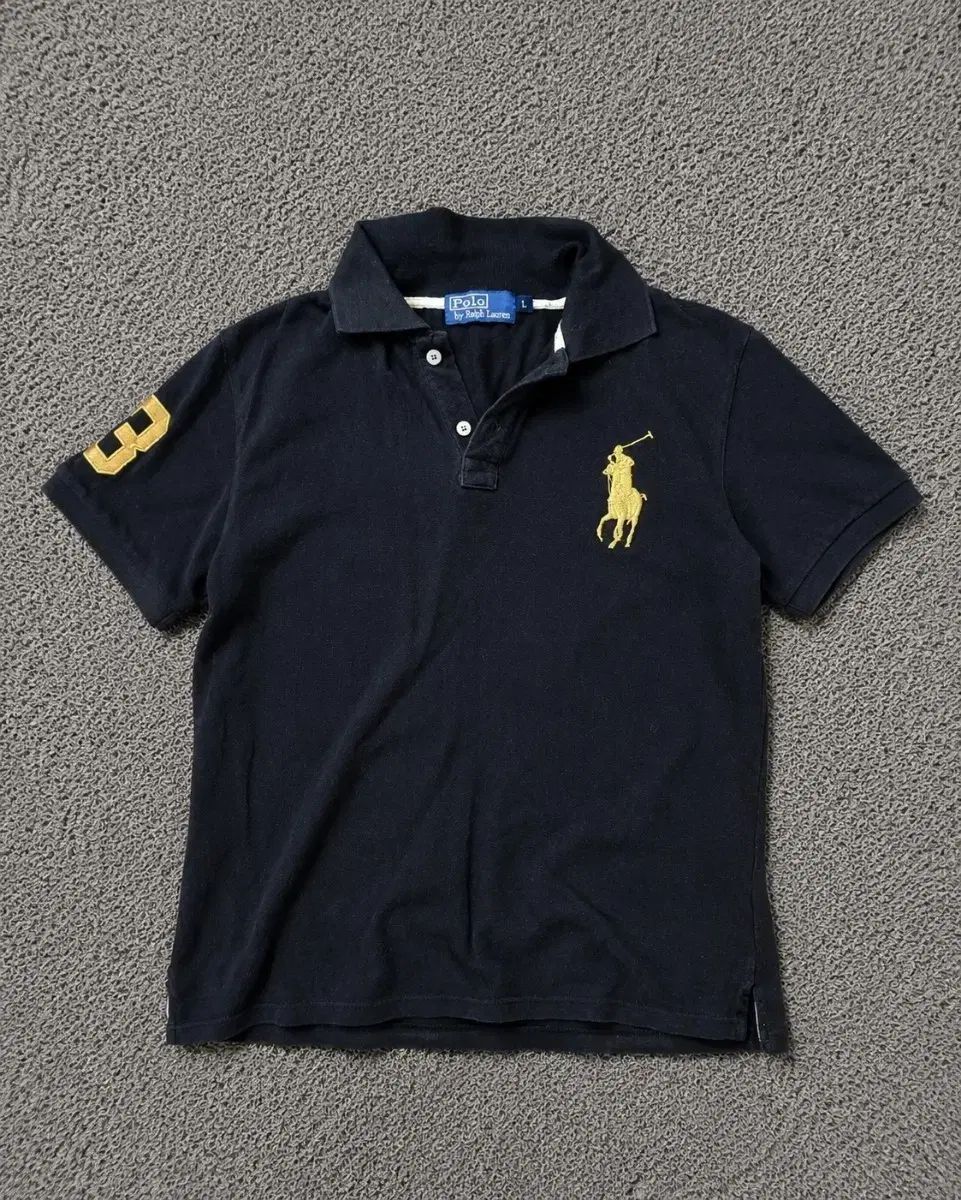 POLO RALPH LAUREN ビックポニー 半袖 カラーTシャツ L