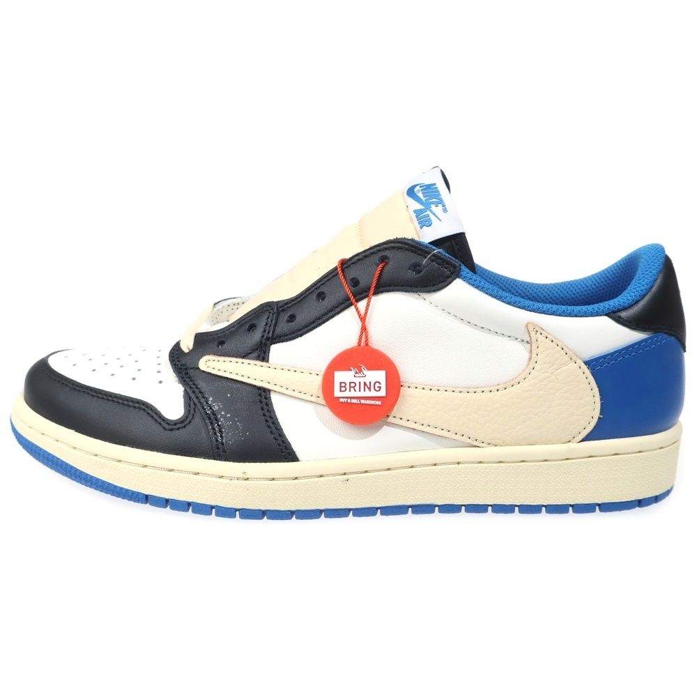 NIKE (ナイキ) ×Travis Scott×fragment design Air Jordan 1 Low トラヴィススコット フラグメントデザイン エアジョーダン1 ローカットスニーカー DM7866-140