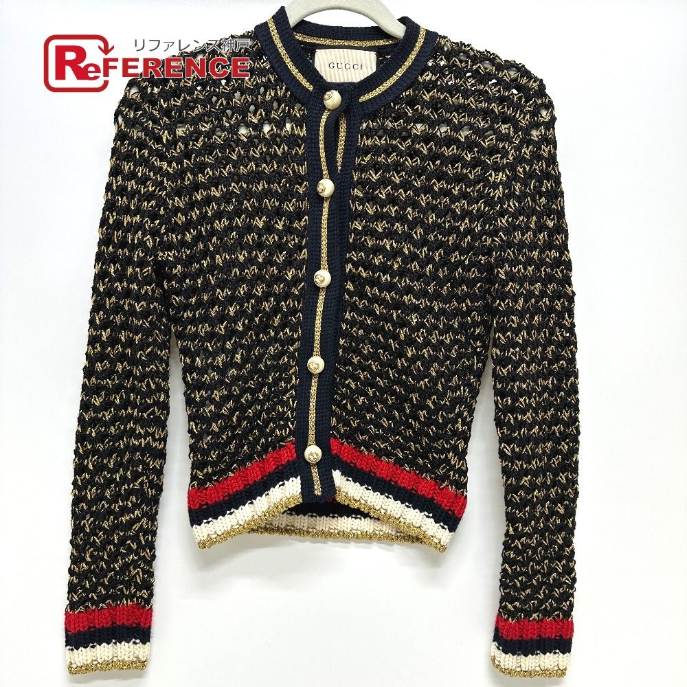 GUCCI グッチ カーディガン GGロゴ 411532 ナイロン マルチカラー