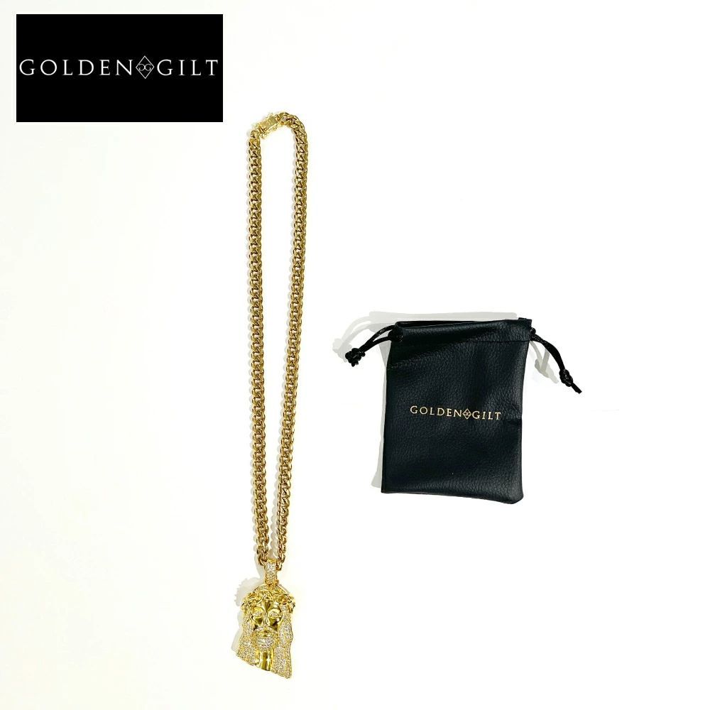 GOLDEN GILT XL Jesus Piece ゴールド ネックレス ジーザス ペンダント