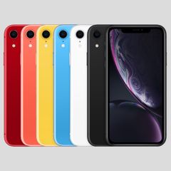 iPhone XR SIMフリー バッテリー新品 100% 128GB ブラック ホワイト