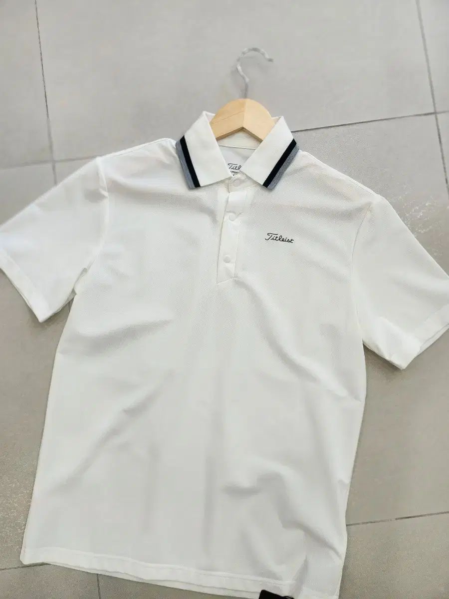 Titleist(タイトリスト) 半袖 カラーTシャツ 白 110