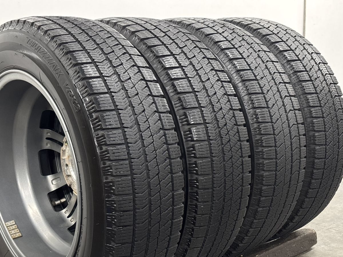 美品】バルミナ 15in 5.5J +42 PCD100 ブリヂストン ブリザック VRX2