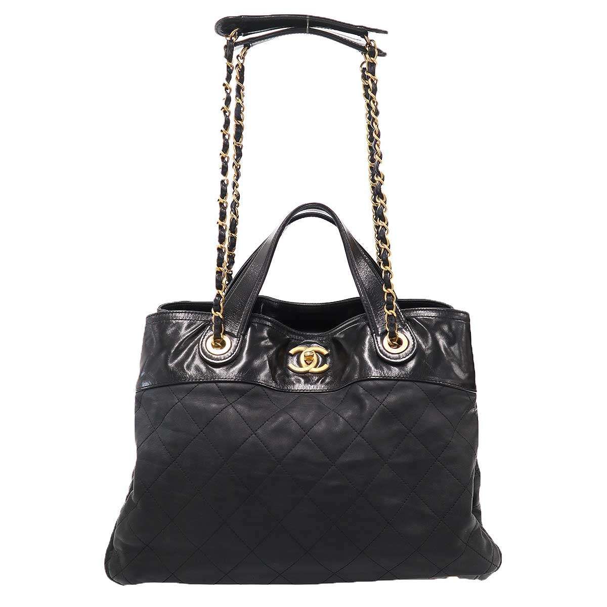 CHANEL シャネル 2013年 マトラッセ インザミックス チェーンショルダーバッグ ブラック