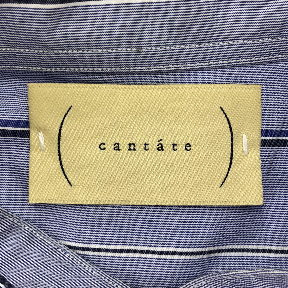 cantate カンタータ The Band Collar Shirt cliche バンドカラー