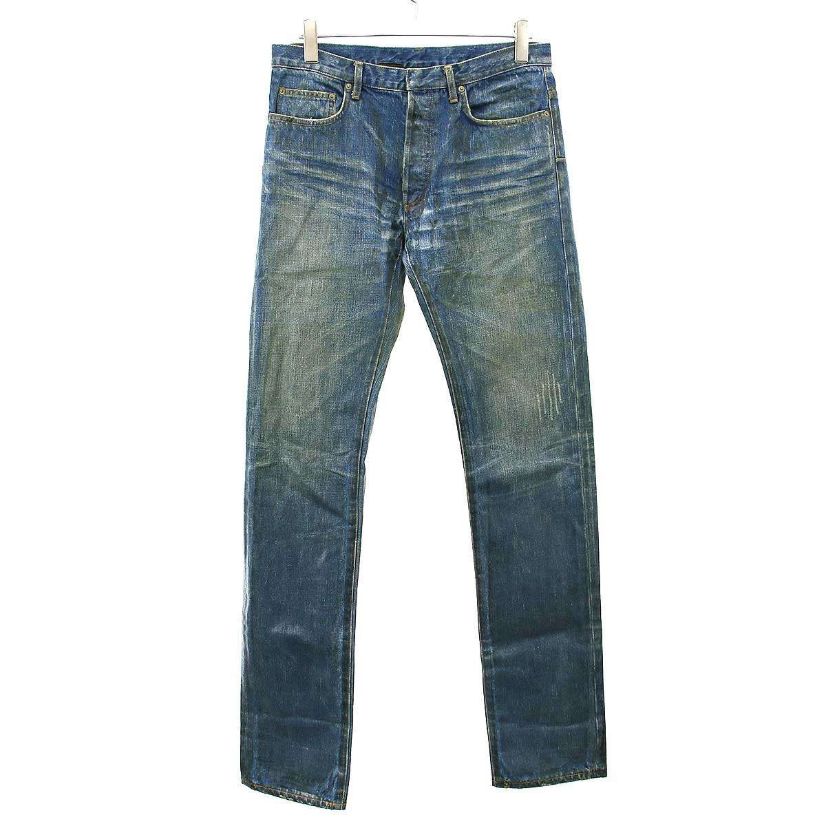 Dior HOMME ディオールオム Luster Jeans ラスターコーティングデニムパンツ インディゴ 31