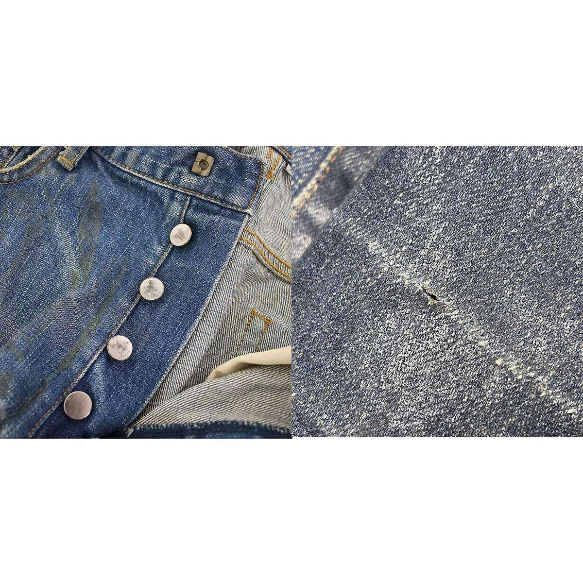 Dior HOMME ディオールオム Luster Jeans ラスターコーティングデニム 