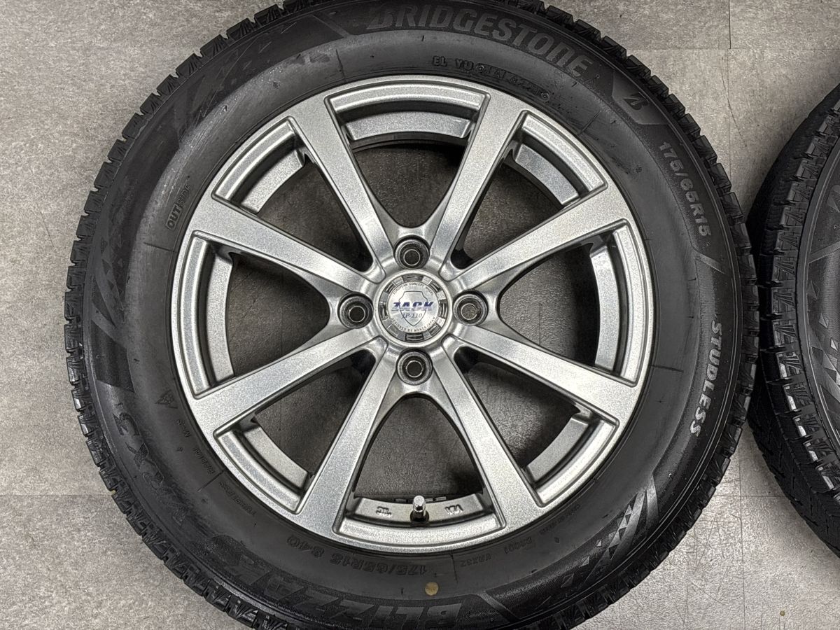 バリ溝】ザック 15in 5.5J +43 PCD100 ブリヂストン ブリザック VRX3