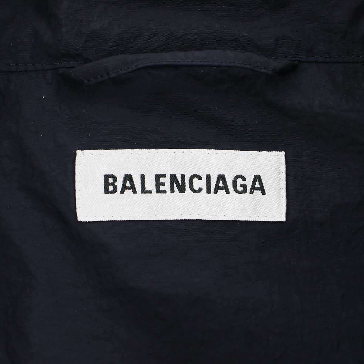 BALENCIAGA バレンシアガ ロゴ ナイロンジップアップジャケット 528638 TDO05 ミックス 36 BALENCIAGA バレンシアガ ロゴ ナイロンジップアップジャケット 528638