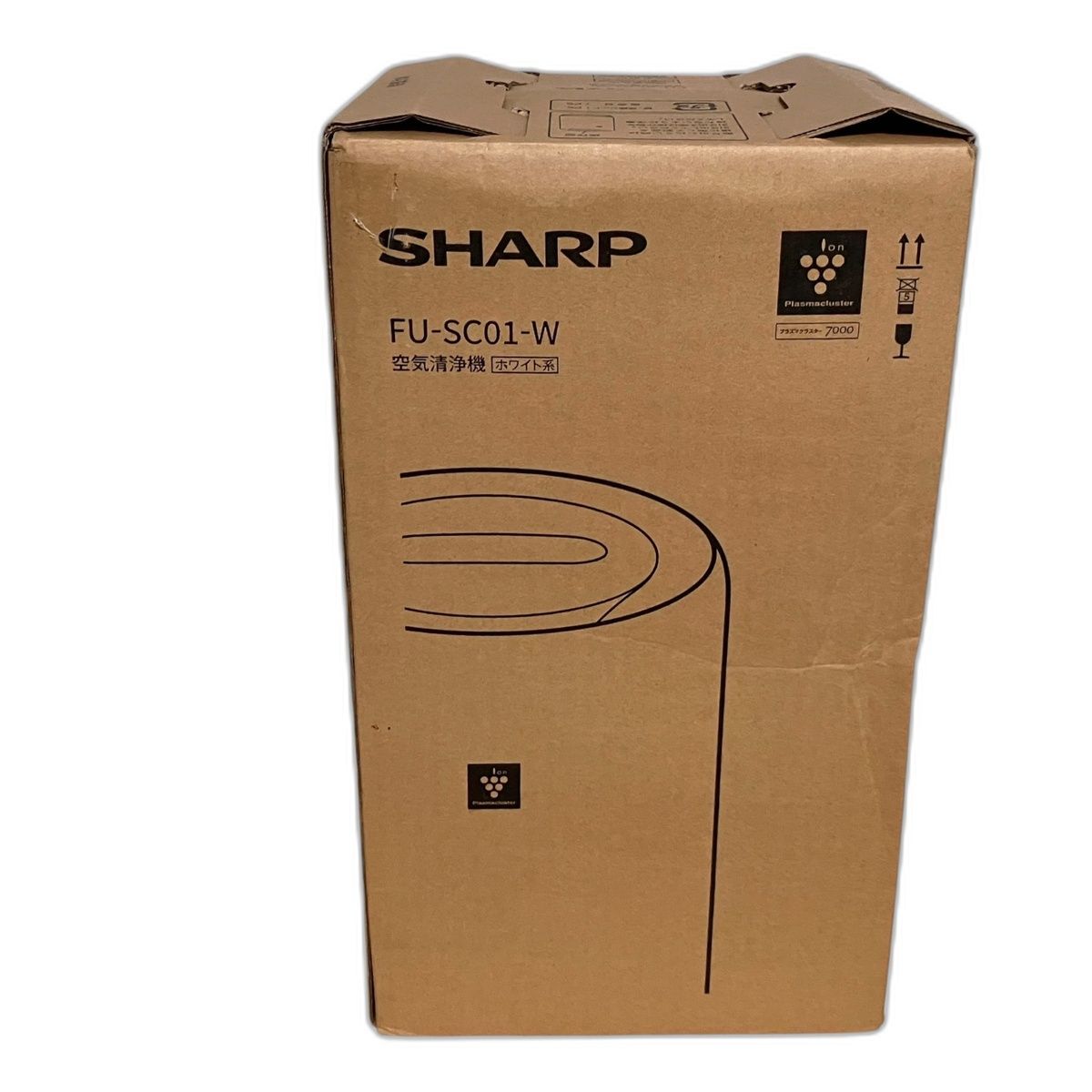 □ 極美品 SHARP プラズマクラスター 空気清浄機 FU-SC01-W 2025年製 