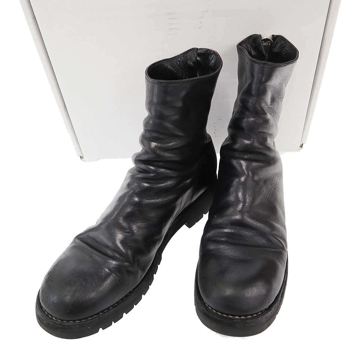 GUIDI グイディ Horse Full Grain Boots バックジップ ホースフル