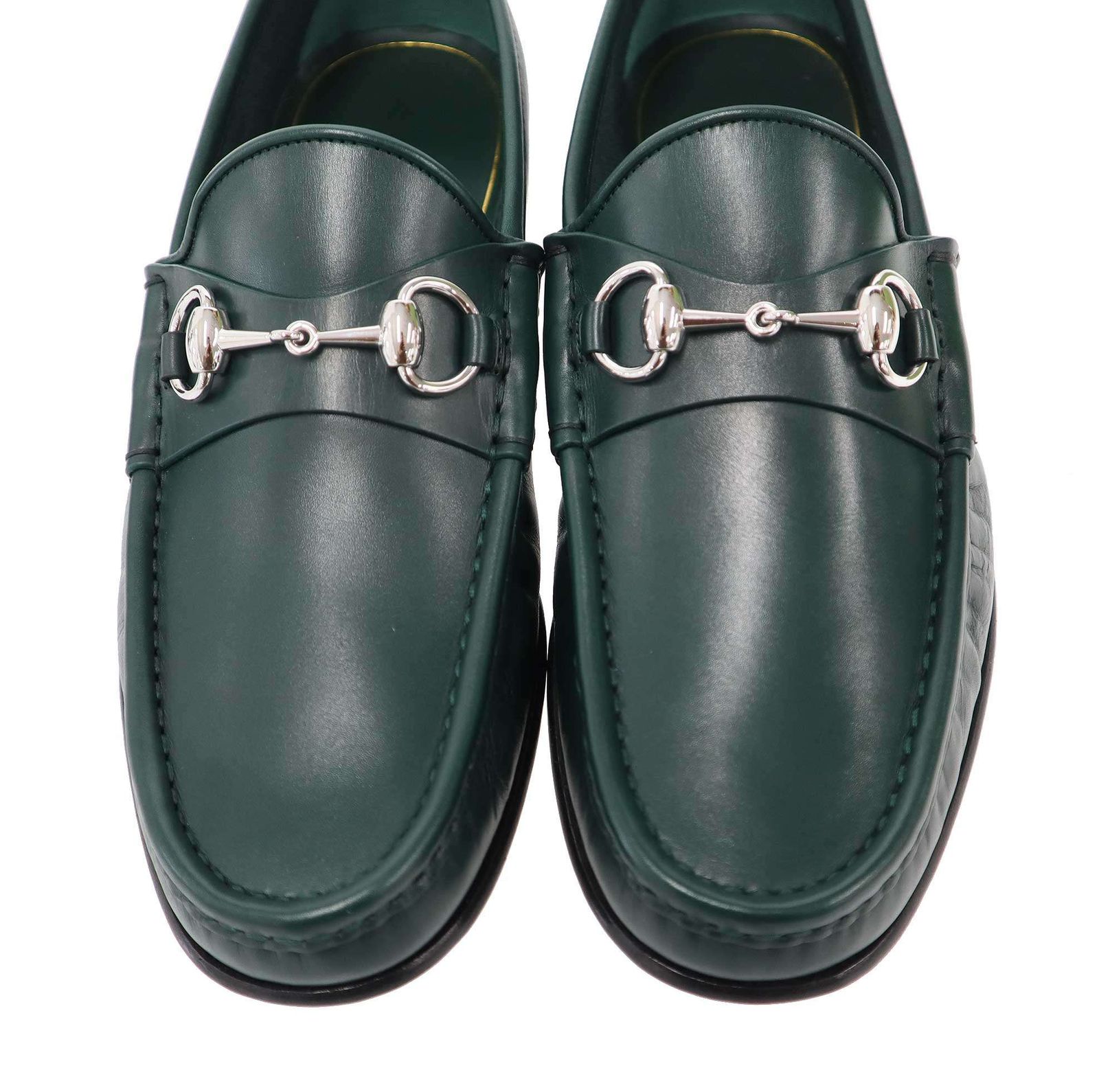 GUCCI グッチ 1953 ホースビット ローファーシューズ グリーン 6