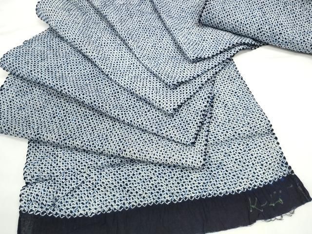 平和屋着物＊夏物　有松鳴海絞り　男性　浴衣　反物　着尺　三浦絞り　キングサイズ　綿　逸品　未使用　DABD8086zzz 22,776円