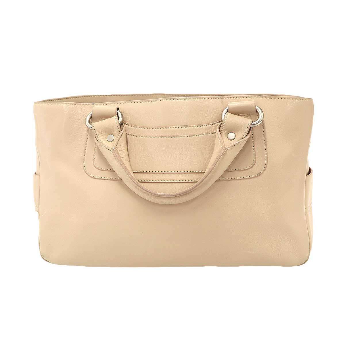 CELINE セリーヌ Boogie Bag ブギーハンドバッグ ベージュ