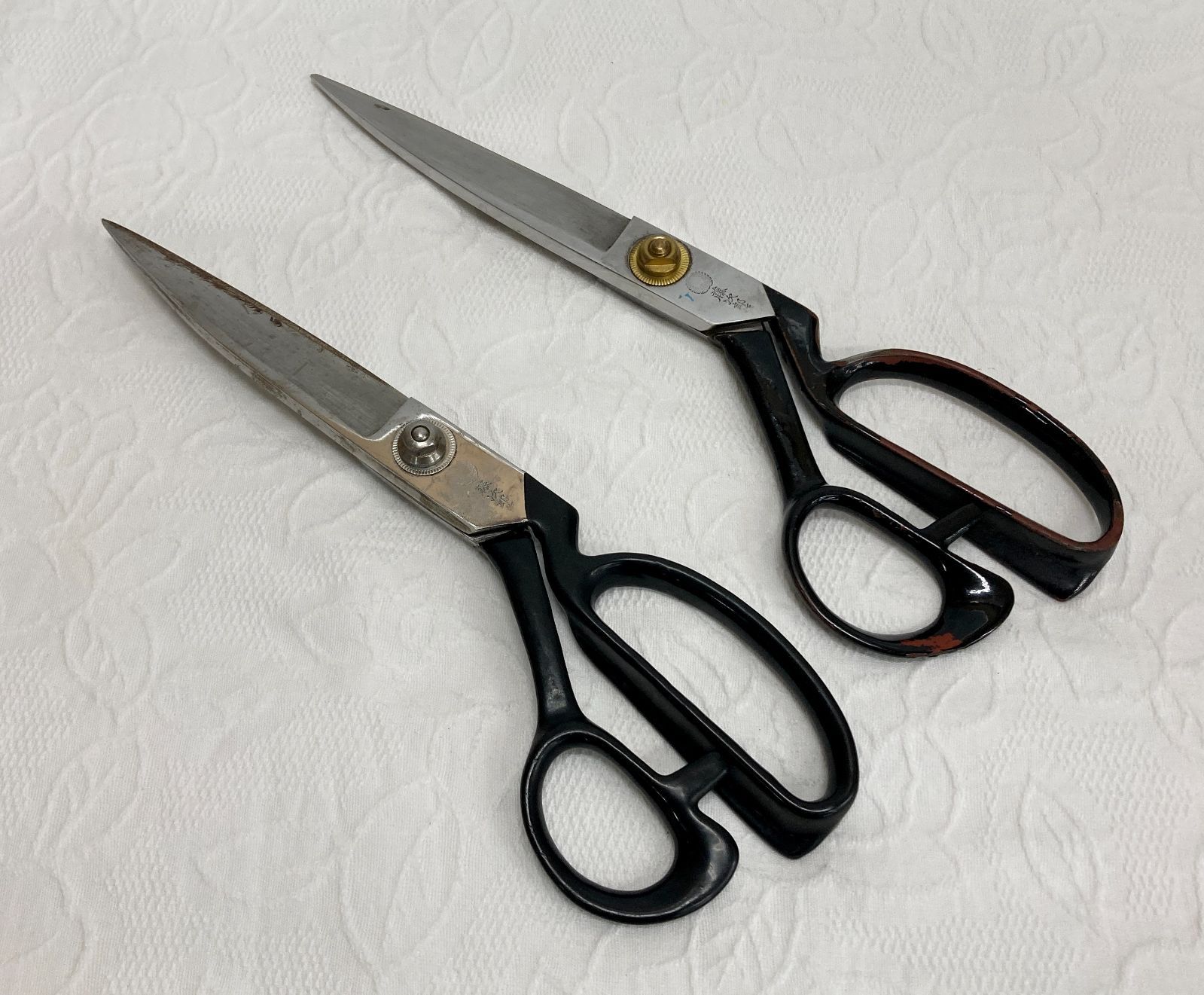 〇藤次郎作 裁ちばさみ 240mm 250mm 2本 裁ちハサミ ラシャ鋏 洋裁鋏