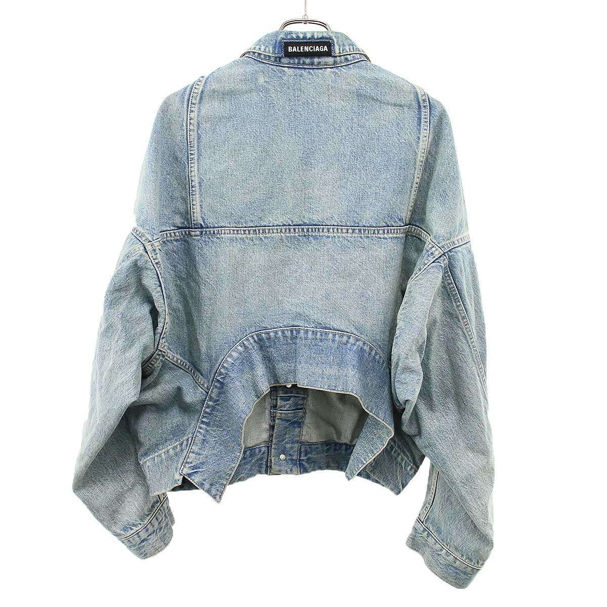 BALENCIAGA バレンシアガ 21SS アップサイドダウン デニムジャケット