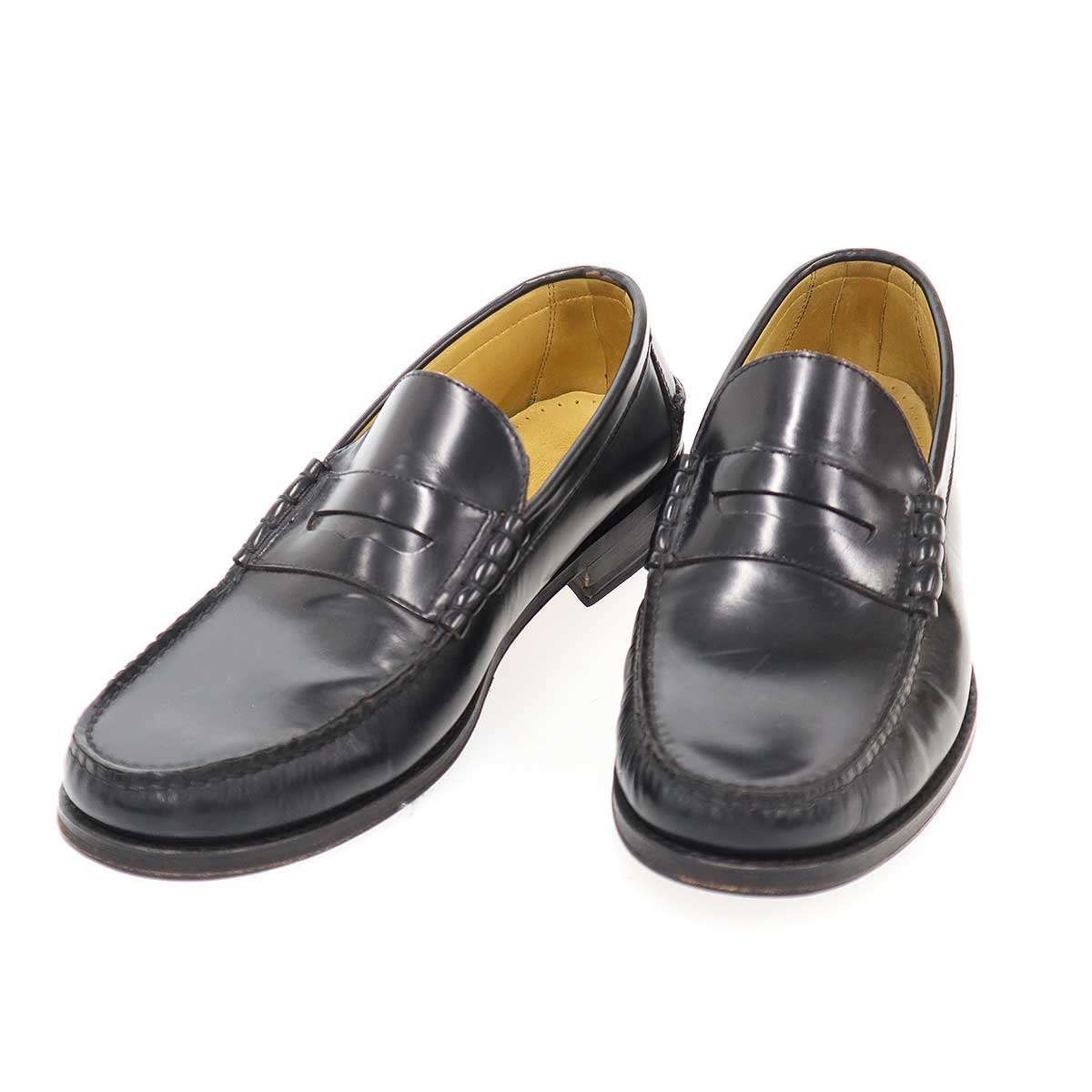paraboot パラブーツ レザーローファーシューズ 0620 ブラック 10 