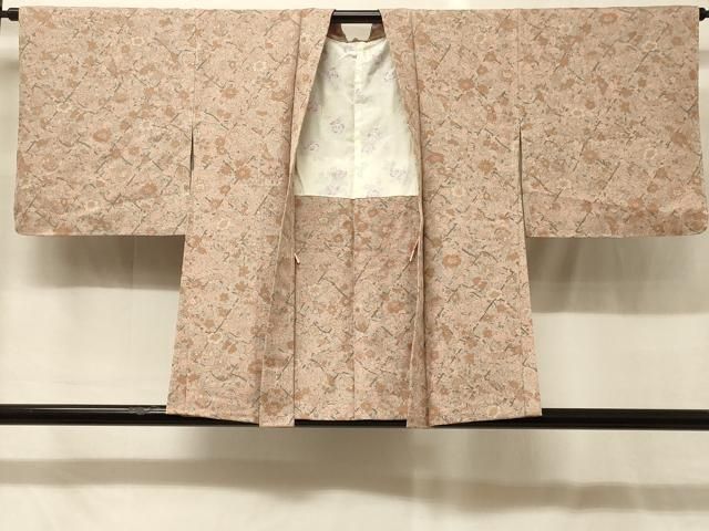平和屋着物＃羽織　草花文　正絹　逸品　未使用　CABG8178in 16,380円