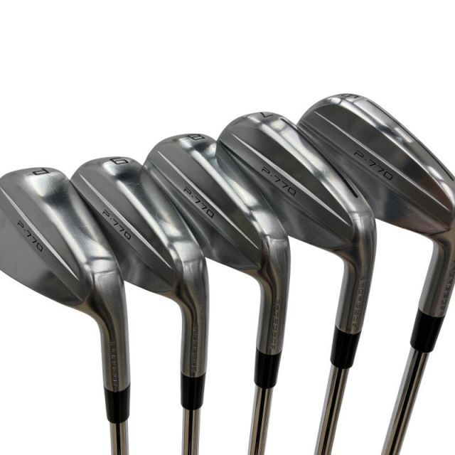 【中古】 テーラーメイド Taylor Made P・770(2024) 5S アイアンセット IR 純正特注シャフト (フレックスS) メンズ 男性用 右利き 右用 Cランク ゴルフクラブ
