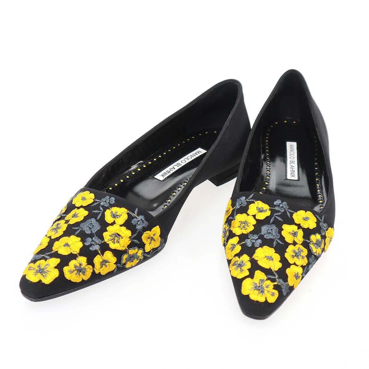 MANOLO BLAHNIK マノロブラニク 25SS SAFIYEFLAT プリムローズ エン