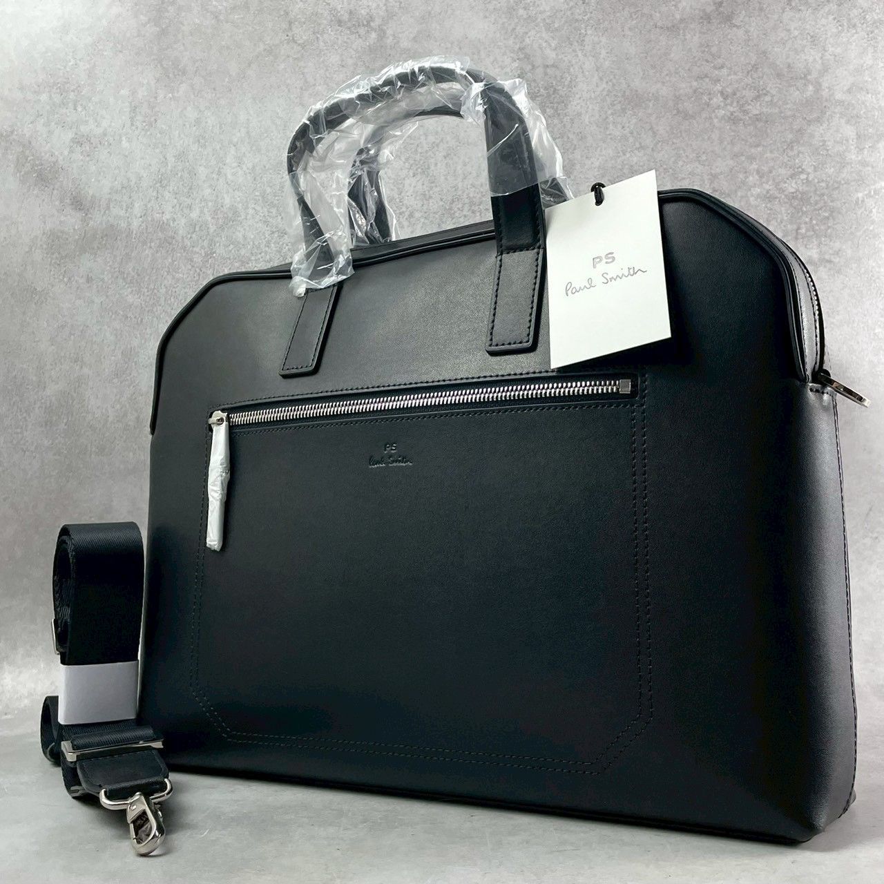 未使用級 PS Paul Smith 2way ブリーフケース ネイビー A4 ポール