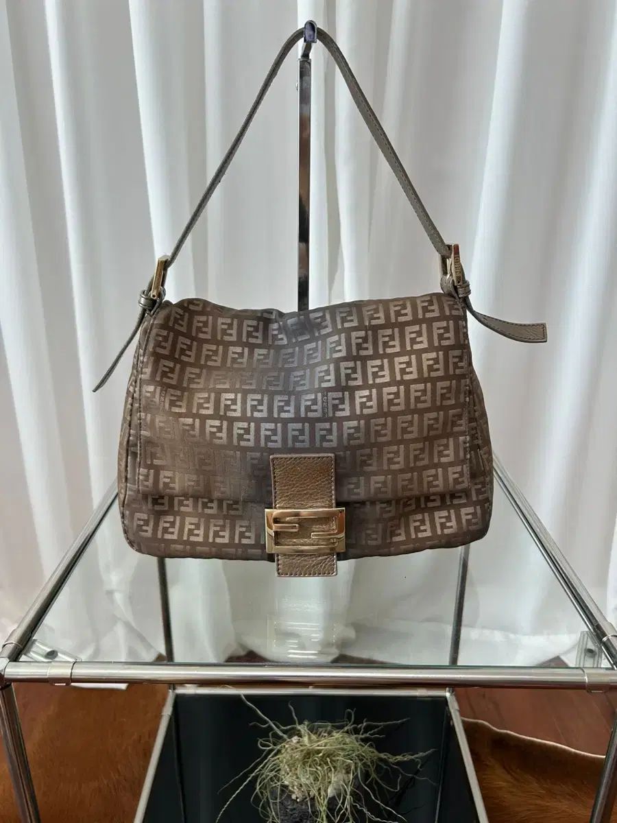 フェンディ イリデッセント ズッカ ママ バゲットバッグ