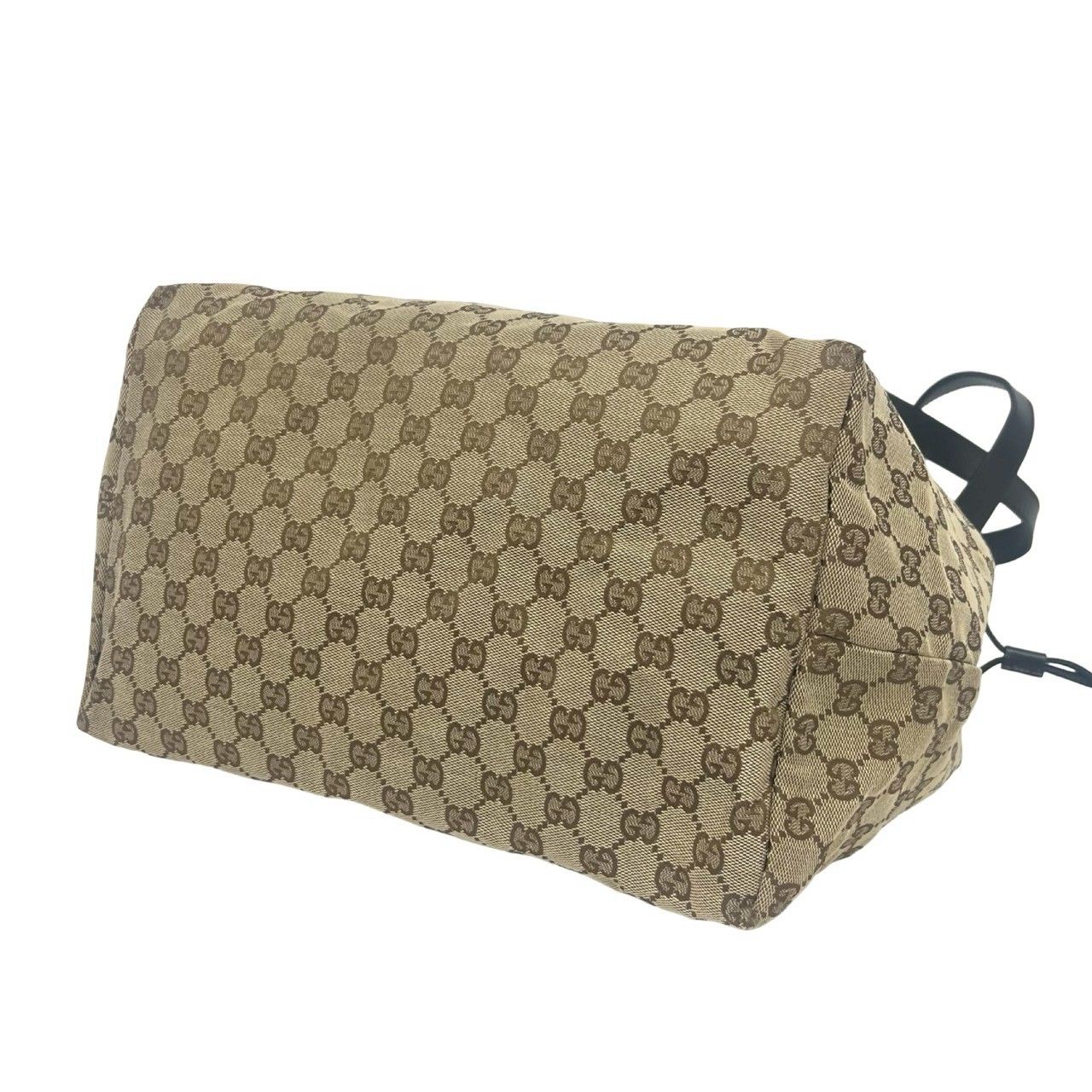 美品✨GUCCI GG柄 ブラウン ハンドバッグ 総柄 キャンバス 極 美品 希少品 GUCCI グッチ GGキャンバス ロゴ 柄 レザー 本革
