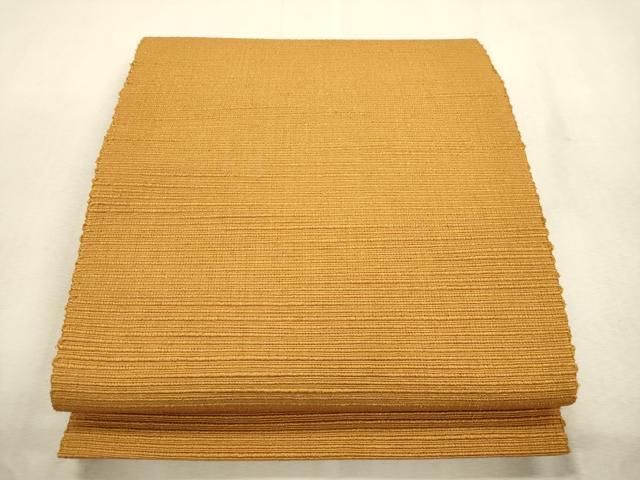平和屋着物●八寸名古屋帯　信州紬　狐色　正絹　逸品　CABJ2054dy 23,075円